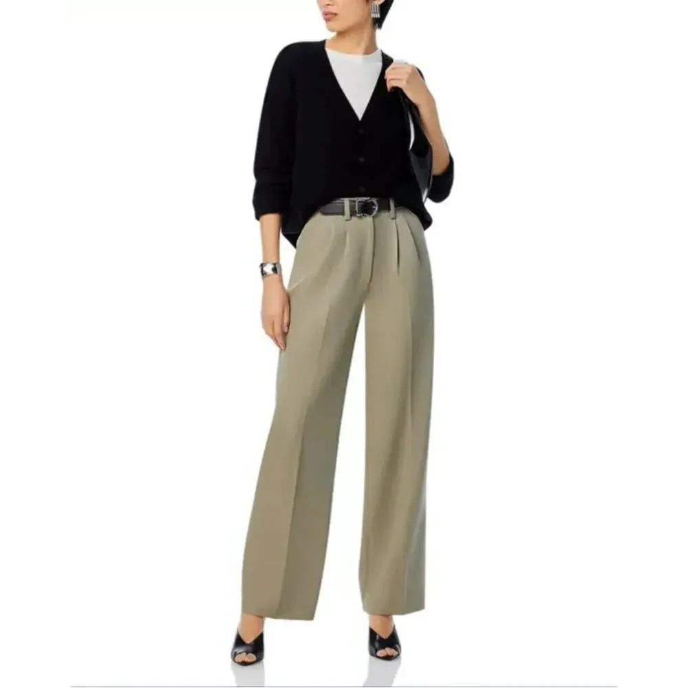 C by Bloomingdale's Women Black Cable Knit Cashmere V Neck Cardigan Size M - Picture 2 of 7